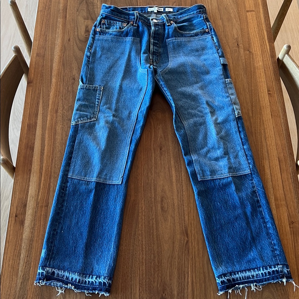 NWOT RE/DONE x LEVI'S Workwear Indigo Jeans Size 27